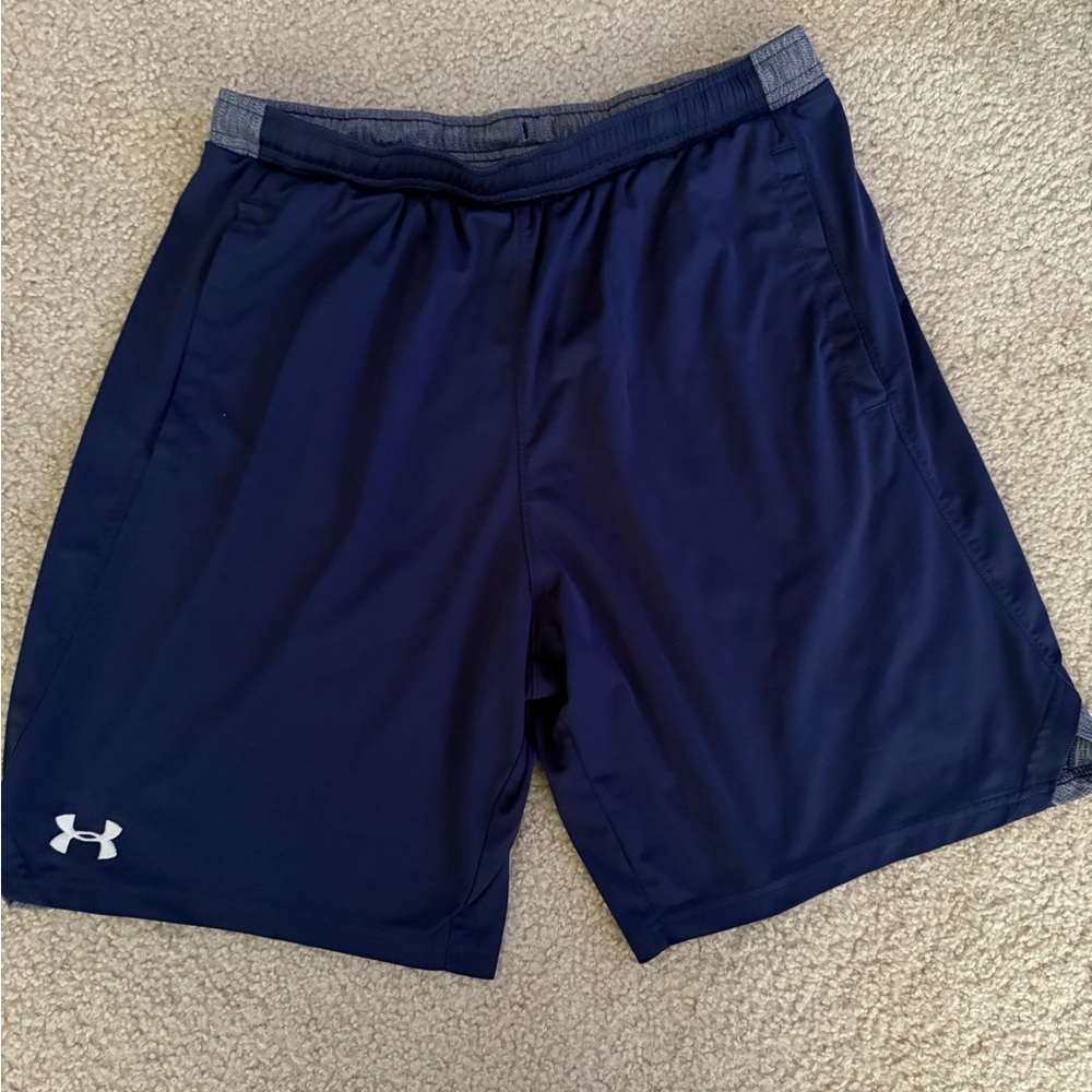 Under Armour Men's Dark Blue Athletic Shorts